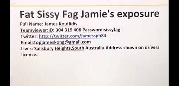  Sissy Fag Jamie Exposure